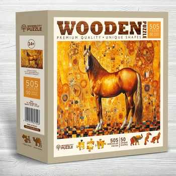 Dětské zboží WOODEN CITY Dřevěné puzzle Vídeňský kůň 505 dílků
