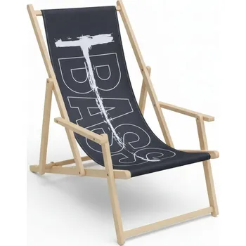 Zahradní lehátko Lehátko COMFORT s potiskem a loketními opěrkami Cenové rozmezí: 250 - 499 ks, Technologie tisku: Sublimace s potiskem pro letní marketing