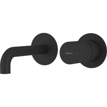 Vodovodní baterie Umyvadlová baterie pod omítku Sapho černá