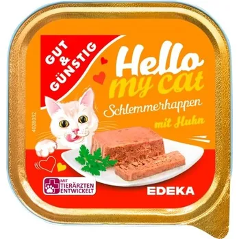 Gut & Günstig paštika pro kočky 100 g s kuřecím masem (Dovoz: Německo)
