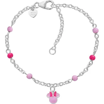 Náramek Disney dětský náramek MINI Minnie stříbrný BS00104SL-47.CS