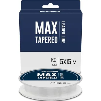 HALDORÁDÓ HALDORADO Ujímaný Vlasec Max Tapered Leader 5x15m 0,26-0,57mm