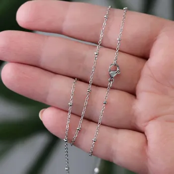 Řetízek Ocelový řetízek zdobený ankr č. 1273 - 45 cm