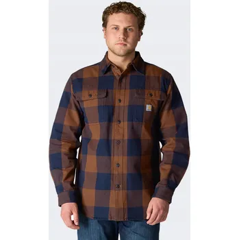 Pánská košile Flanelová košile Carhartt Heavyweight Plaid Shirt