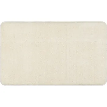 Koupelnová předložka KOUPELNOVÁ PŘEDLOŽKA 50x80 HLADKÁ JEDNOBAREVNÁ bílá PROTISKLUZOVÁ #KPL209