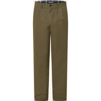 Pánské kalhoty Barbour Pánské Chino Kalhoty Cole Extra Slim Fit, olivová, 56