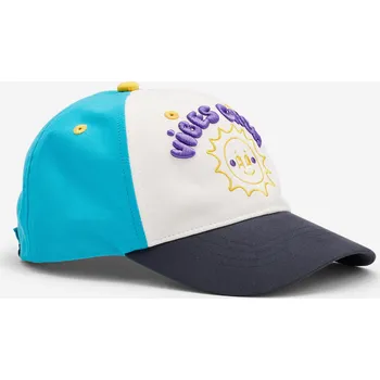 Pokrývka hlavy DECATHLON Dětská kšiltovka prodyšná nastavitelná BÍLÁ|MODRÁ|ŠEDÁ