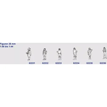 RC model Krick Modelltechnik Krick Námořní důstojník 35mm 1:56 - 1:44