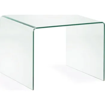 Konferenční stolek Kave Home Odkládací stolek Burano skleněný Rozbale(v)no, nemá původní obal