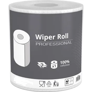 Utěrka Průmyslová papírová utěrka STANDARD Professional 720 bílá, 2vrstvy, 180m - 3ks