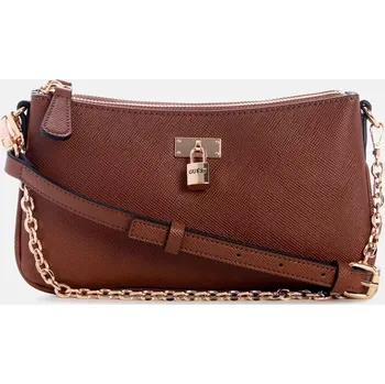 Kabelka GUESS dámská kabelka,crossbody Nora hnědá