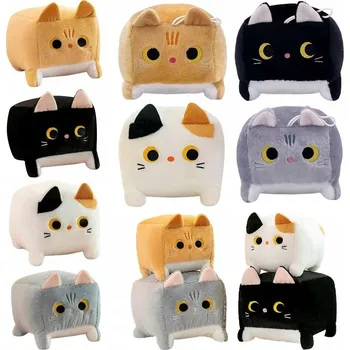 plyšák Plyšová kočka Plyšová Hračka pro děti 4 vzory Měkká Plyšový Mazlíček Přítulníček Dárek