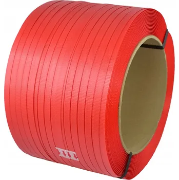 PP páska 12mm 0,6 Červená pro vázání a balení