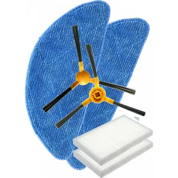 Sada příslušenství pro robotický vysavač Kartáčky a HEPA filtry pro vysavač ETA Nico 2219 sada a mopy 6ks
