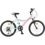 Dětské kolo Olpran FELIS 20" starorůžová/petrolejová