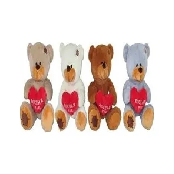 plyšák PLYŠOVÁ HRAČKA PLYŠOVÝ MEDVÍDEK SE SRDCEM MILUJI TĚ 30CM DÁREK NA VALENTÝNA SUNDAY