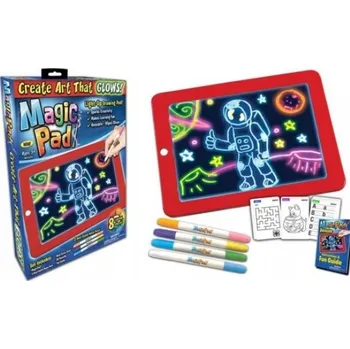 Magnetická kreslící tabulka MAGICKÝ GRAFICKÝ TABLET TABULE MAGIC PAD LED PRO KRESLENÍ PSANÍ DĚTI