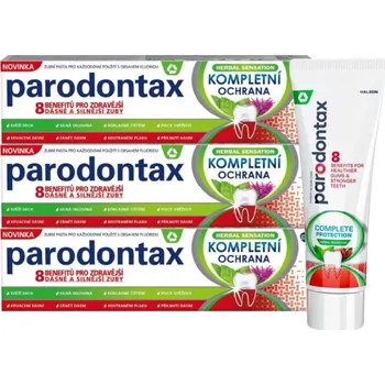 Dentální hygiena Parodontax Kompletní ochrana Herbal Sensation zubní pasta 3x 75 ml