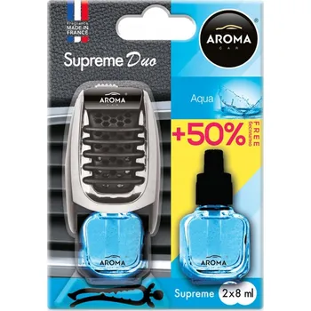 Vůně do auta AROMA SUPREME DUO AQUA OSVĚŽOVAČ VZDUCHU DO AUTA