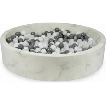Dětský bazének Suchý bazén s míčky Mimii Mramor 130 x 30 cm