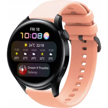 Ostatní příslušenství k chytrým hodinkám SILIKONOVÝ ŘEMÍNEK ŘEMÍNEK PRO HUAWEI WATCH 3 4 GT2 GT3 GT4 PRO GT2E 46MM 48MM