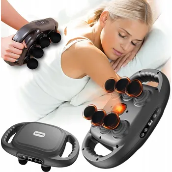 Masážní přístroj Vibrační Masážní Přístroj pro tělo, masážní pistole na záda, masážní pistole s 6 hlavicemi