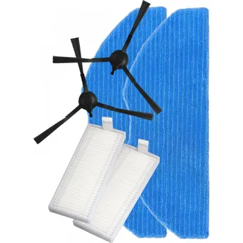 Sada příslušenství pro robotický vysavač ElektroSkalka HEPA filtry kartáčky mopy sada příslušenství pro Rowenta RR9177WH X-Plorer S140