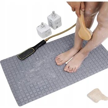 Protiskluzová podložka PROTISKLUZOVÁ KOUPELNOVÁ PODLOŽKA DO VANY SPRCHY MASÁŽNÍ 70X40 CM
