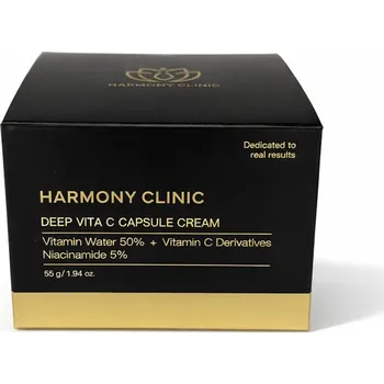 Pleťový krém H-Clinic - Deep Vita C Capsule Cream - hluboce vyživující a rozjasňujjící krém s niacinamidem, peptidy a kapslemi vitamínu C – 55 ml