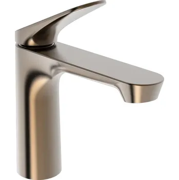 Vodovodní baterie Hansa HANSAGENESIS Baterie umyvadlová stojánková, výtok 116 mm, s výpustí, broušený bronz, 3740226381006