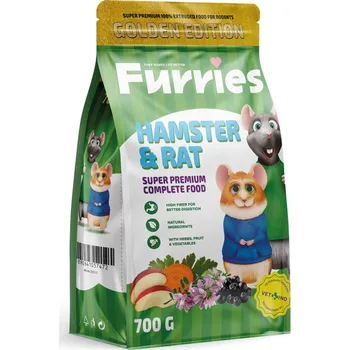 Pro hlodavce Furries Extrudovane Granule Krecek, potkan a mys 700g exp