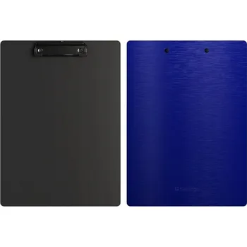 Deska s klipem, podložka s klipem Berlingo A4 Steel&Style, modrá