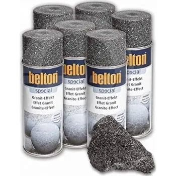 Barva ve spreji Černý granit BELTON 400 ml Efekt Obsidián Sprej