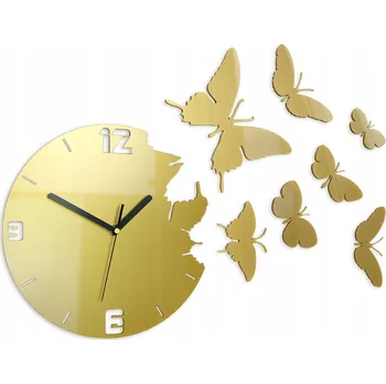 Hodiny Nástěnné hodiny Volan zlaté 60 cm