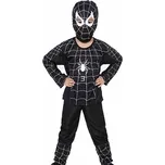 Dětský kostým Spiderman černý L