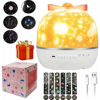 Noční světlo MINI PROJEKTOR NOČNÍ OBLOHY NOČNÍ NOČNÍ LAMPA MULTIFUNKČNÍ DÁREK PRO DĚTI