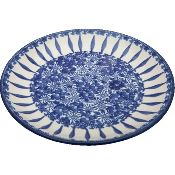 Talíř TALÍŘ dezertní 20 cm Ceramika Artystyczna Bolesławiec vzor 3309 KOBALTOVÝ