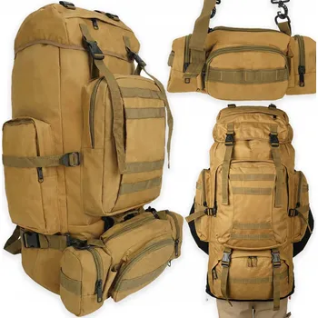 BATOH VELKÝ PROSTORNÝ TAKTICKÝ VOJENSKÝ VÝLETNÍ SURVIVAL 100 L