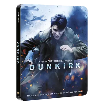 Blu-ray film Dunkerk (4k Ultra HD Blu-ray + Blu-ray, Steelbook) 4k | Steelbook | CZ dabing a titulky pouze na UHD