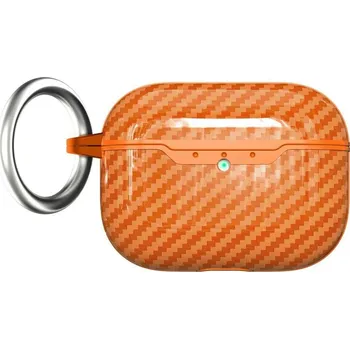 Příslušenství pro sluchátka Textures gelový obal na Apple AirPods Pro 3 - oranžový