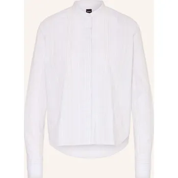 Dámská halenka Boss Dámská Blůza Bertyna, tmavě modrá / černošedá / bílá, 42