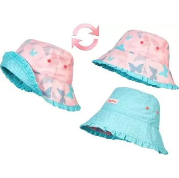 Dívčí plavky Klobouk dětský 2v1 Playshoes s UV ochranou motýl