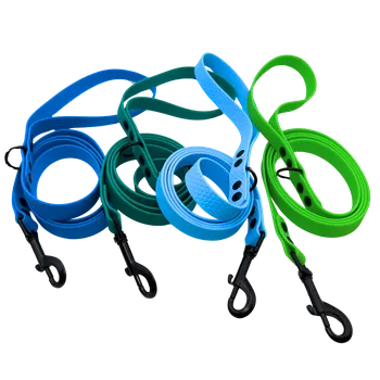 Vodítko pro psa Klasické vodítko z hexa materiálu - šíře 20mm Barva: Tmavě modrá, Délka: 140 cm, Barva kování: Černá