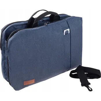 TORBO-BATOH NA NOTEBOOK LÁTKOVÝ ROVICKY MODRÝ NB9764-4351