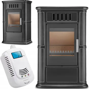 Krbová kamna Kamna kachlový krb kozí kamna krbová vložka OLBIA Grey 7,5 kW CDP