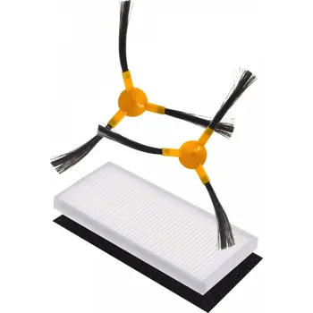 Sada příslušenství pro robotický vysavač HEPA filtr a kartáčky k vysavači TESVOR X500 Pro sada 1+2ks