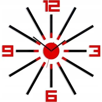 Hodiny Nástěnné hodiny Volan červené 65 cm