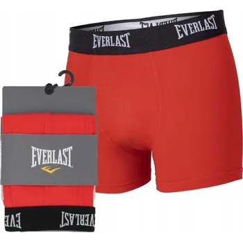 Pánské spodní prádlo EVERLAST pánské bavlněné boxerky vel. M červené