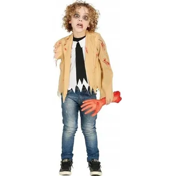 Karnevalový kostým KOSTÝM CHLAPCE ZOMBIE BEZ RUKY CHLAPEC ZOMBIE PŘEVLEK HALLOWEEN 146