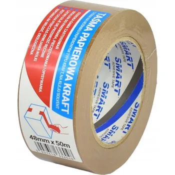 Papírová lepicí páska Smart Solvent hnědá 48mm x 50m
